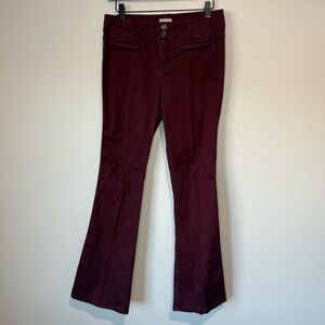 BeBop Maroon Flare Pants